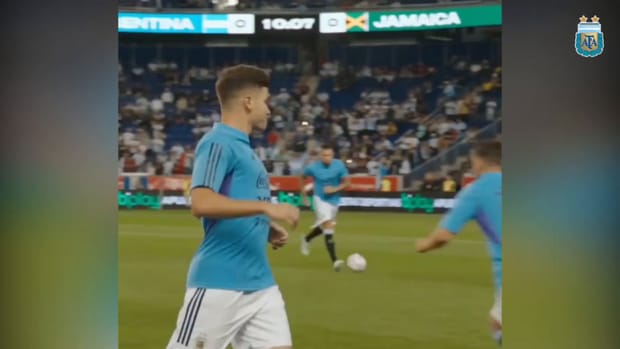 Behind the scenes: Messi's brace secure Argentina victory against Jamaica